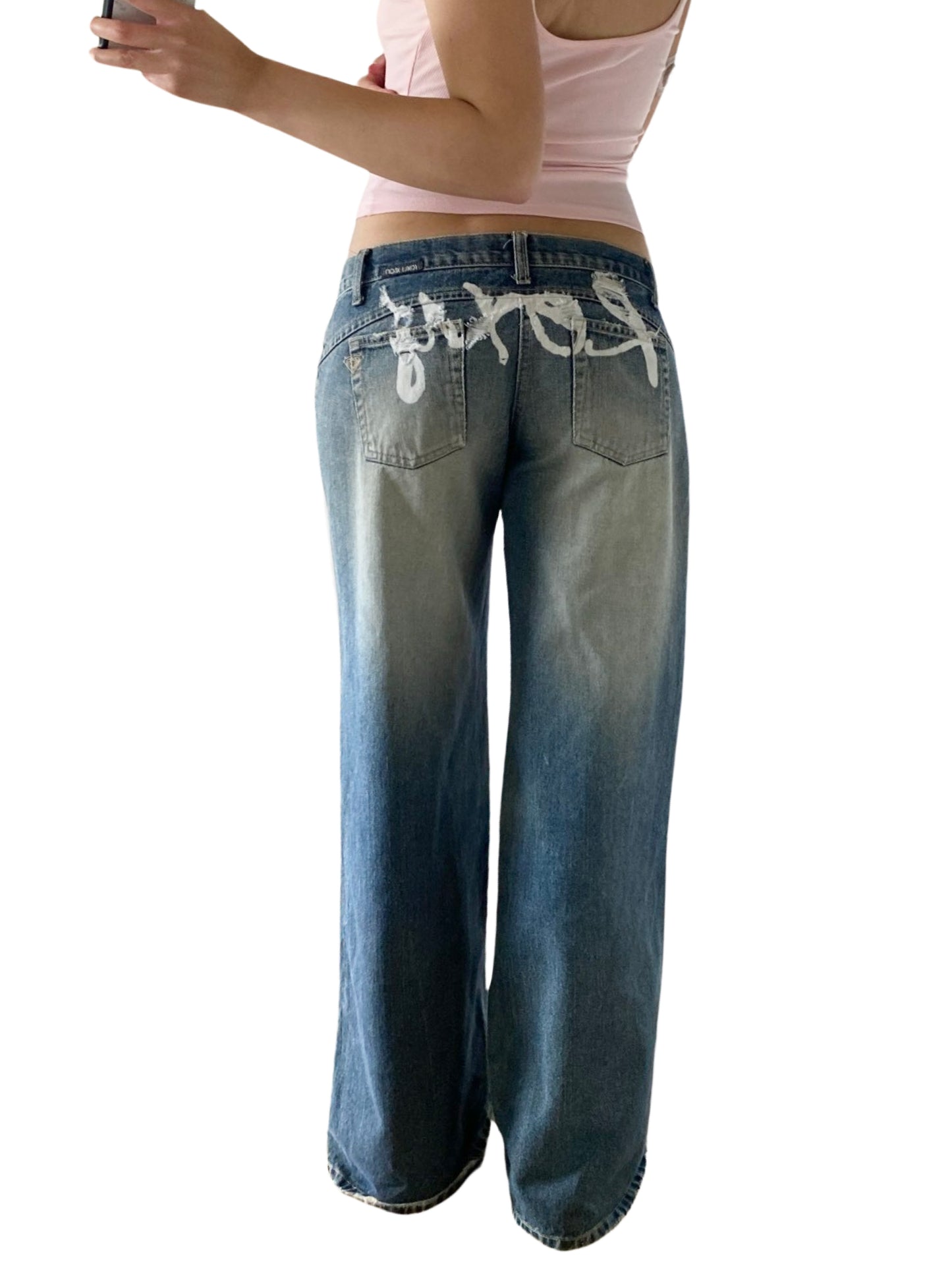 roxy vintage light wash jeans
