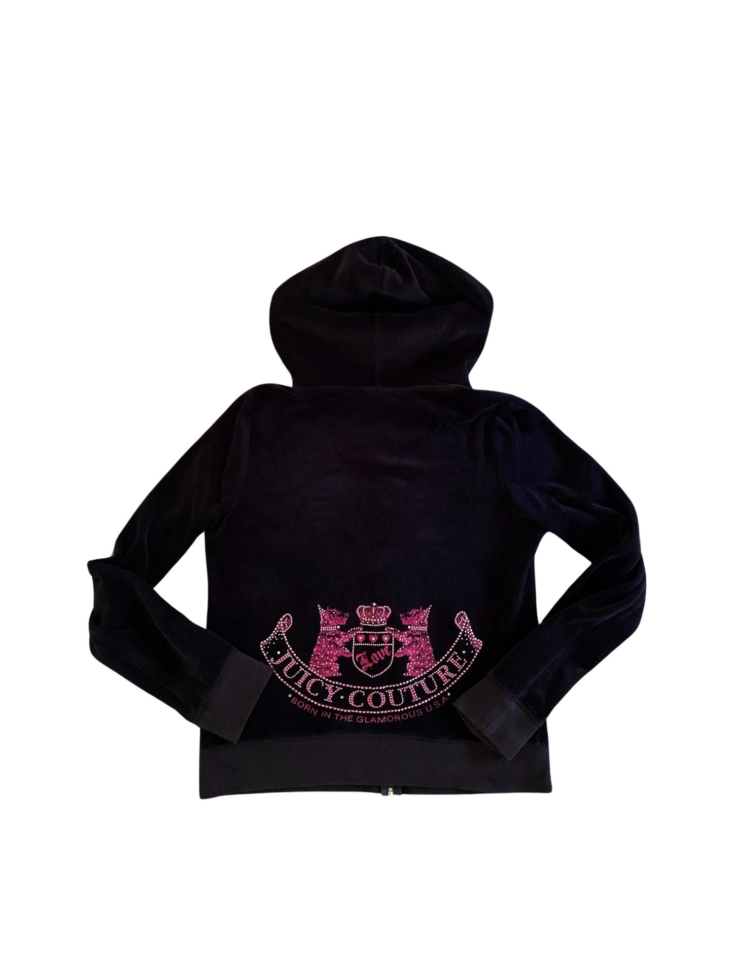 ♡ pink and black juicy couture scotty dog jacket ♡