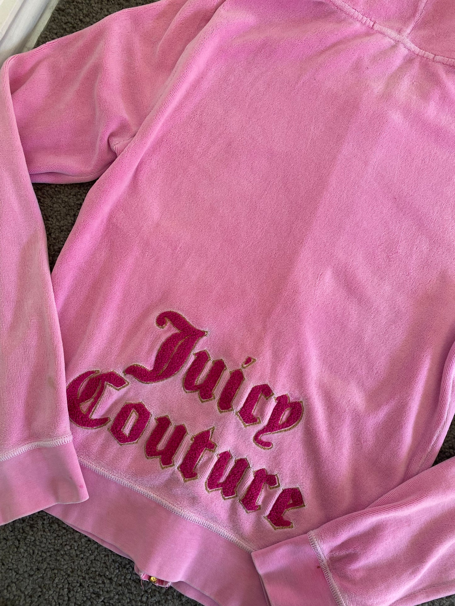 juicy couture pink zip up