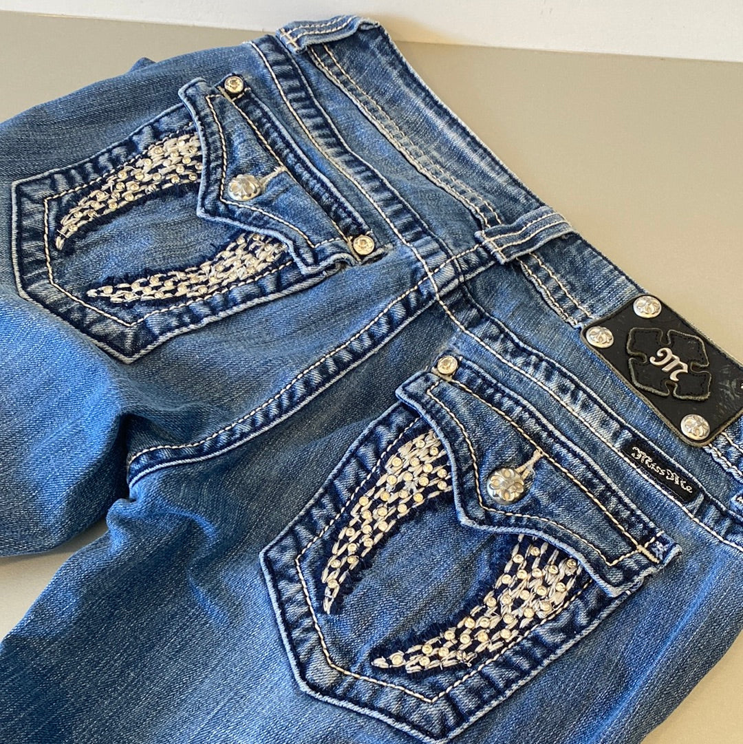 ♡ insane angel wing miss me jeans ♡