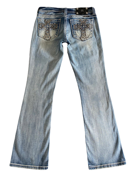 insane miss me bootcut cross jeans