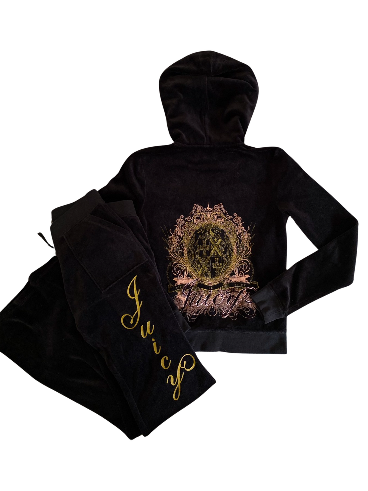 black juicy couture tracksuit