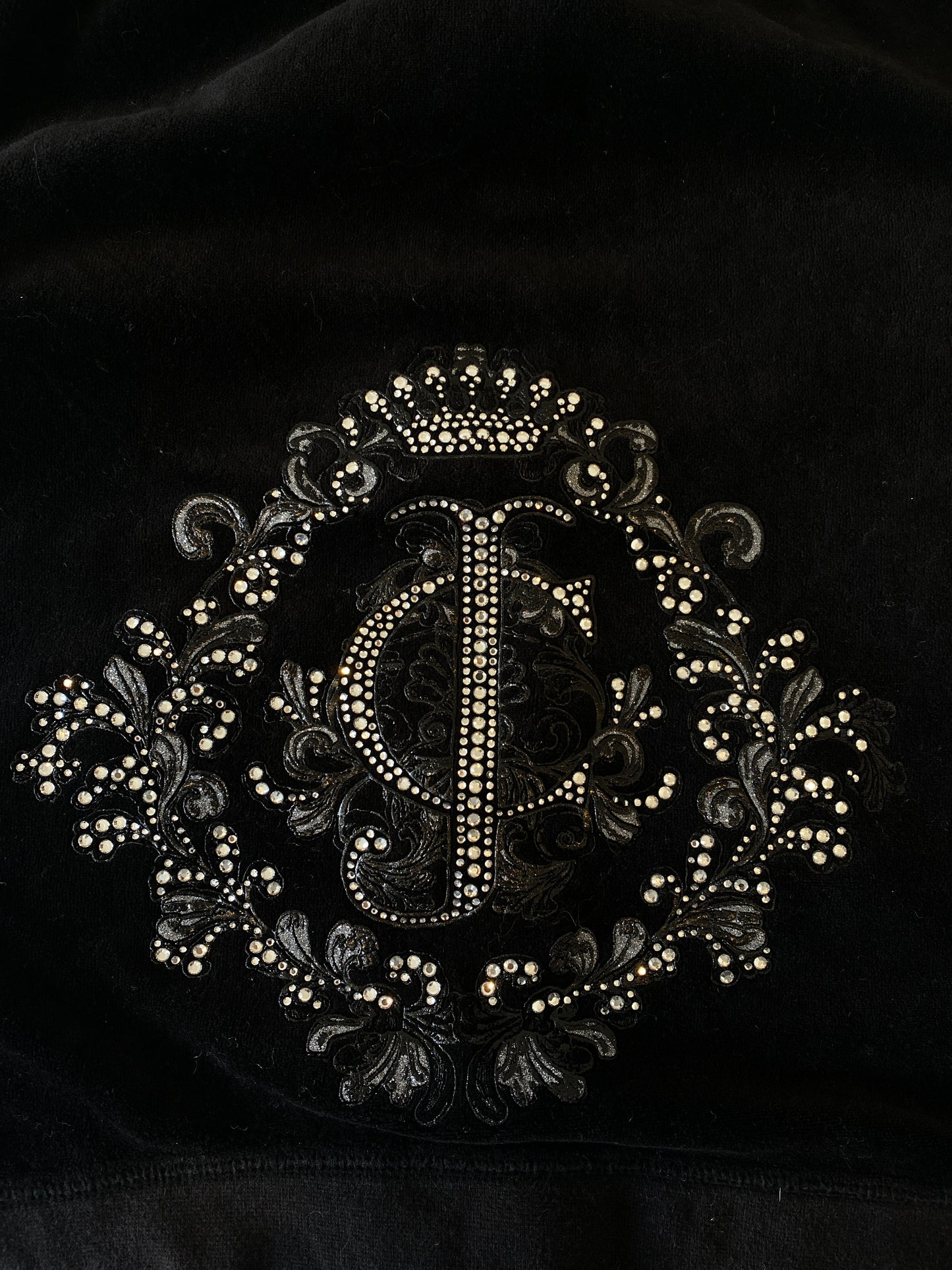 black juicy couture zip up