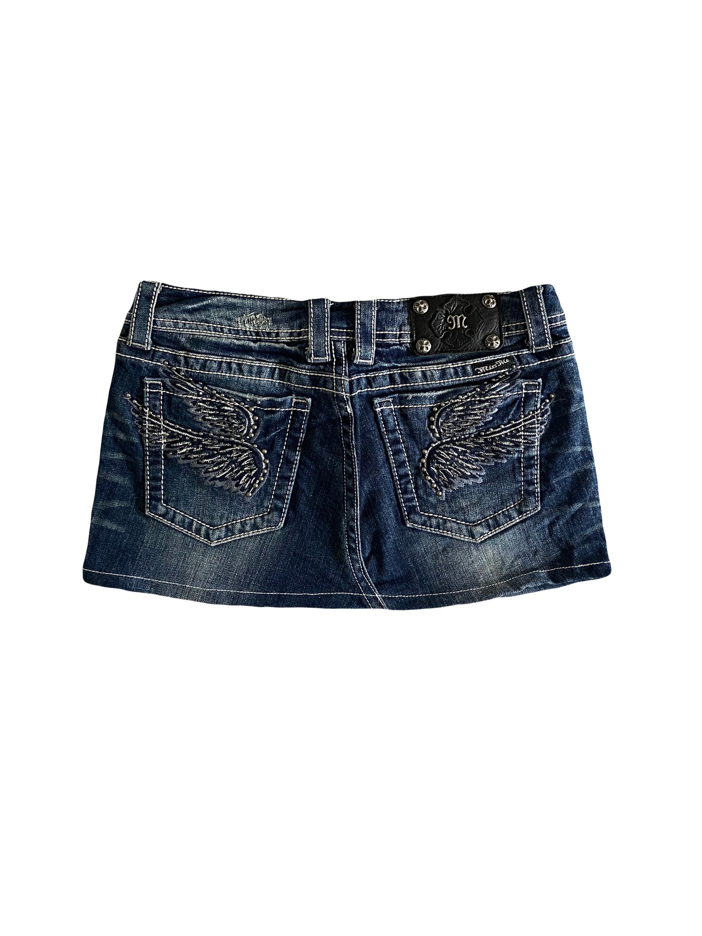 miss me angel wing mini skirt