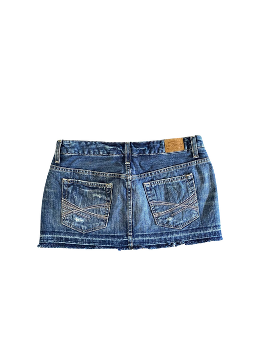 ♡ aeropostale denim mini skirt ♡