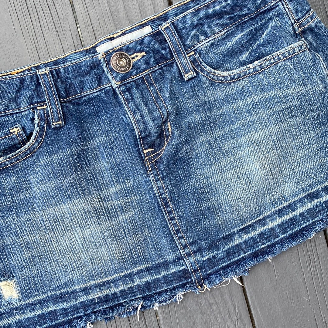 ♡ aeropostale denim mini skirt ♡