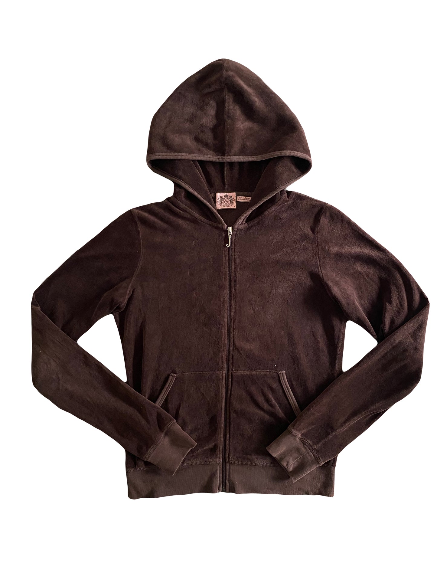 insane brown juicy couture zip up