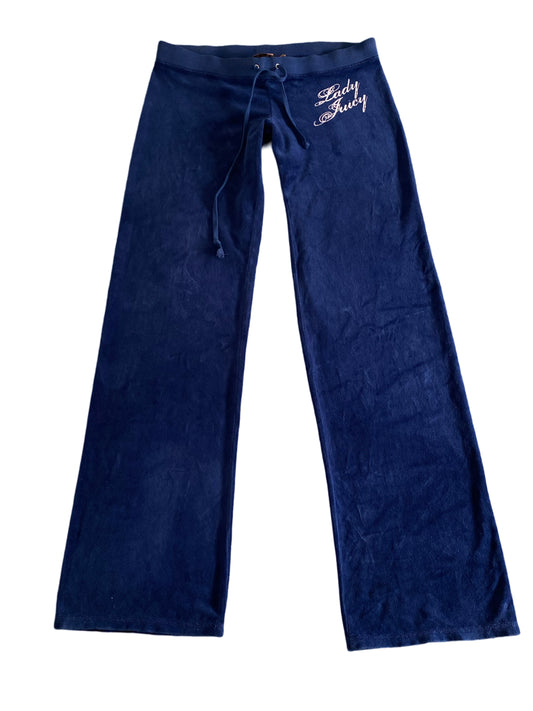 navy juicy couture “lady juicy” pants