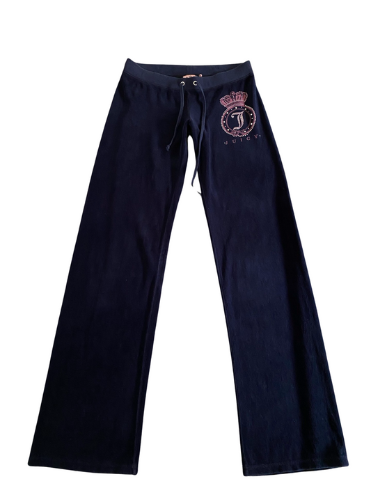 ♡ navy juicy couture pants ♡