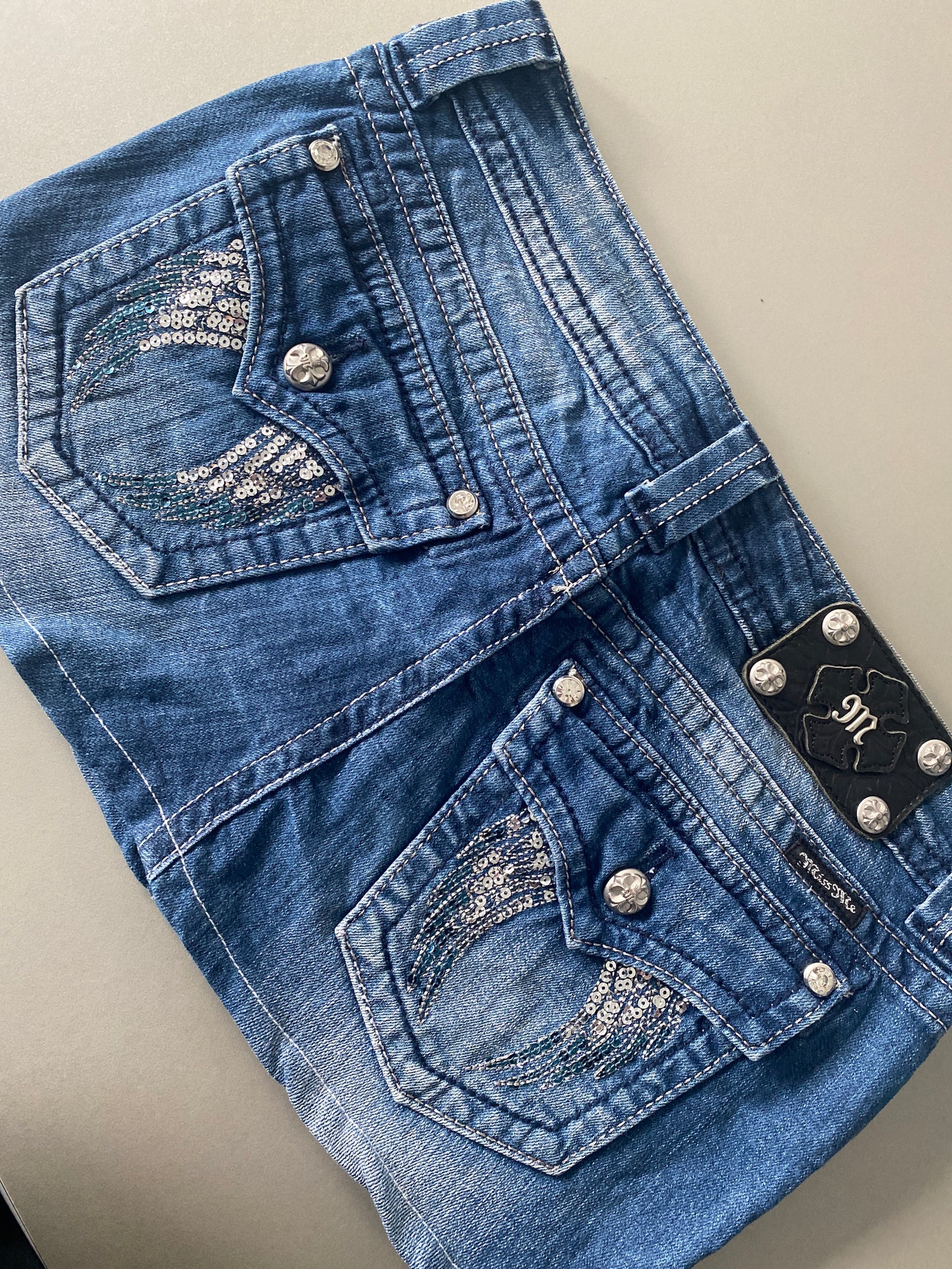 miss me angel wing mini skirt