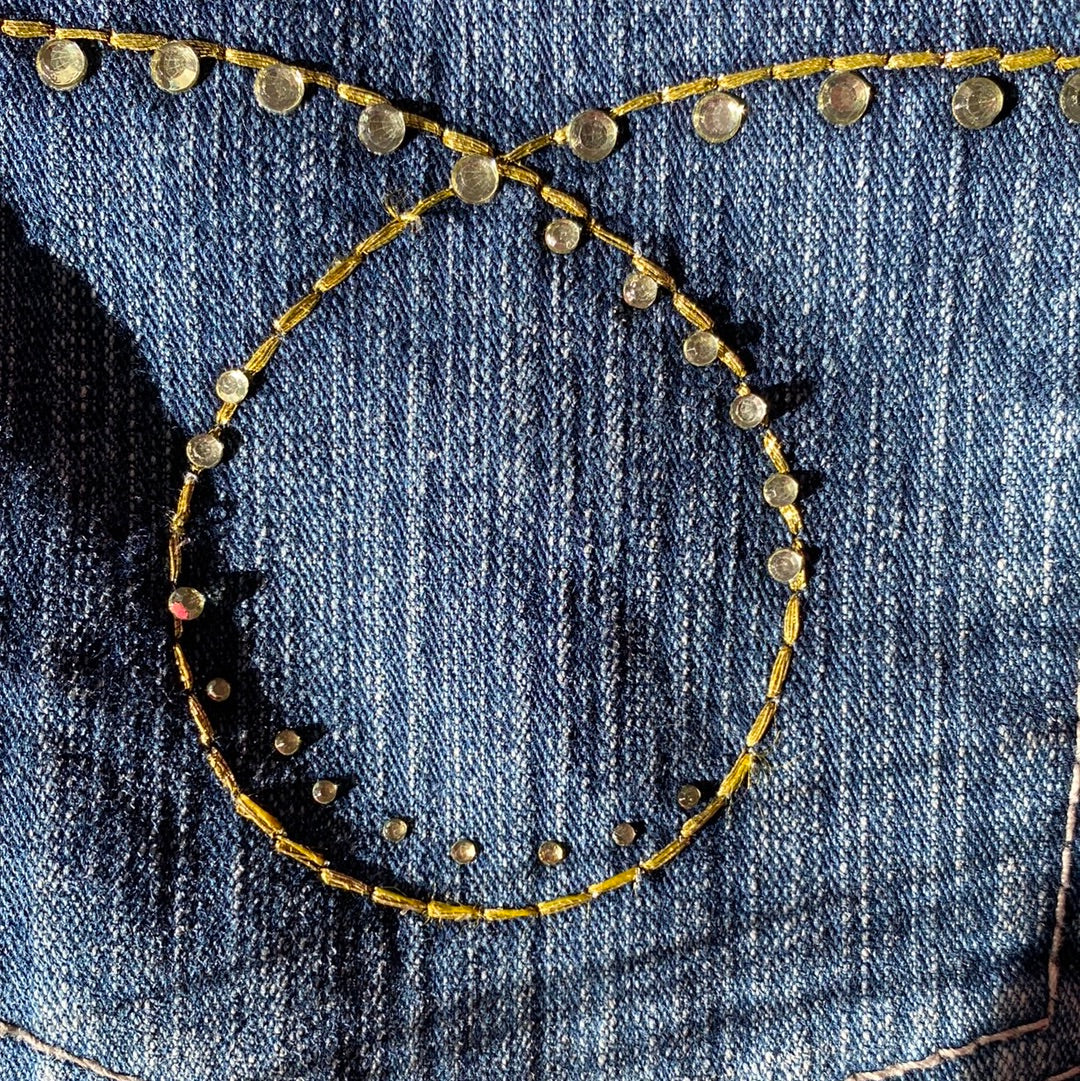 bongo denim mini skirt