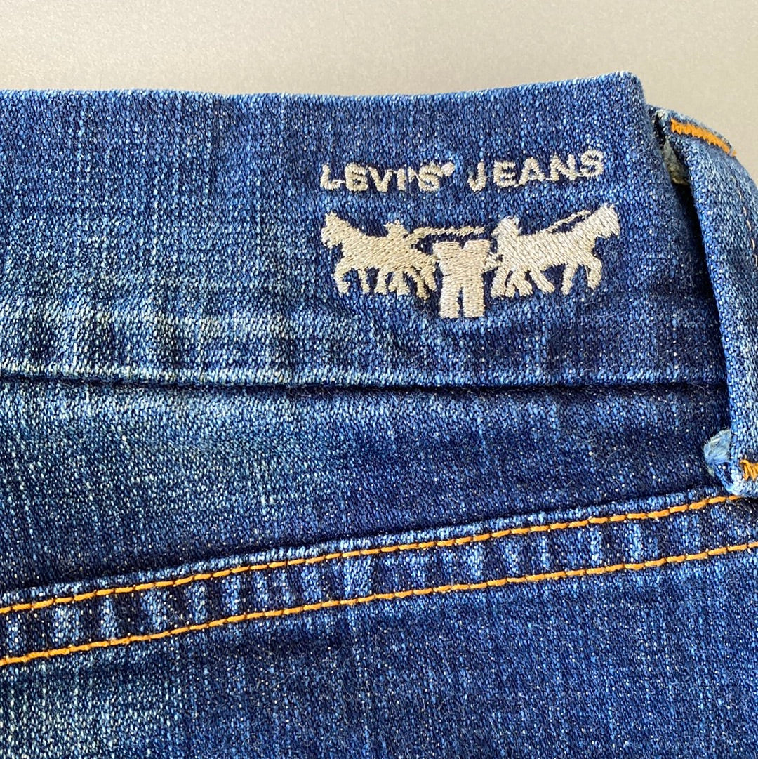 levis denim mini skirt