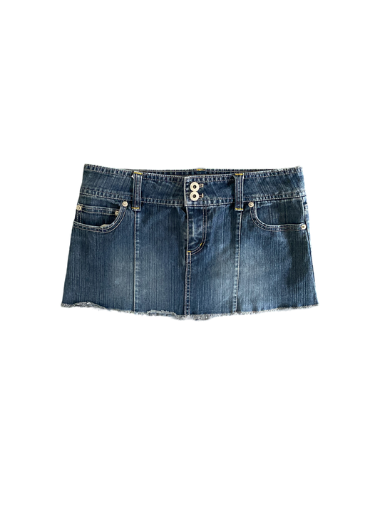 bongo denim mini skirt