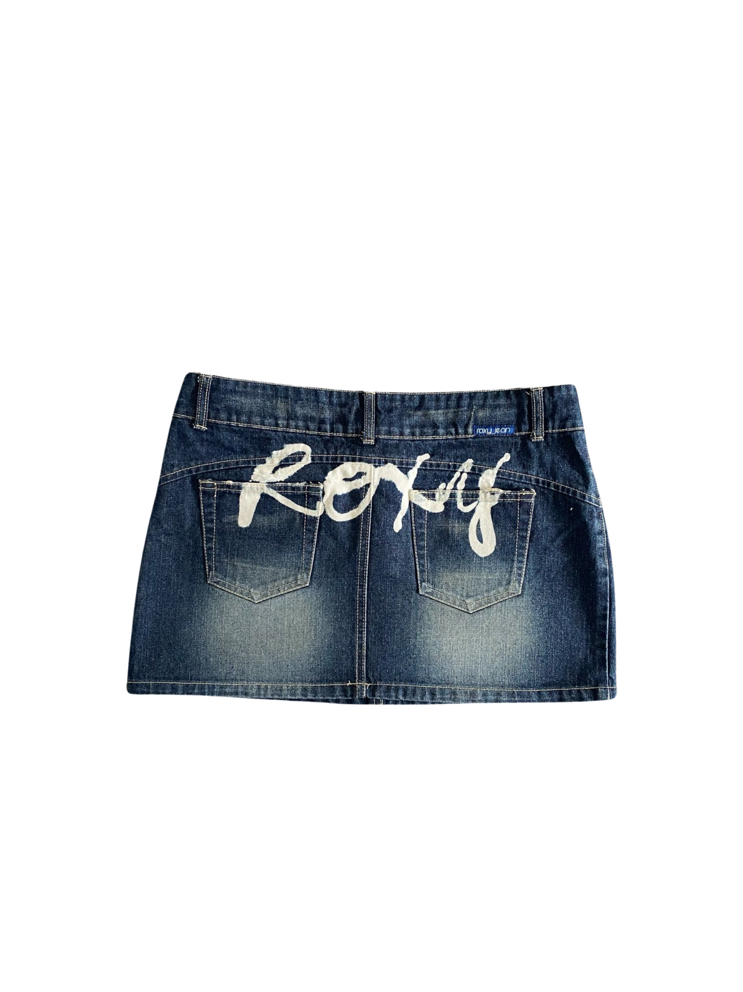 roxy denim mini skirt