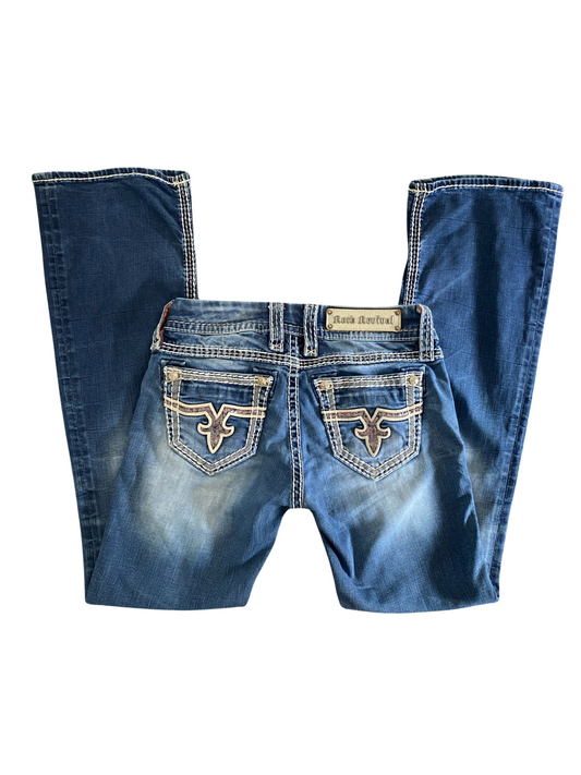 ♡ pink sequin rock revival jeans ♡