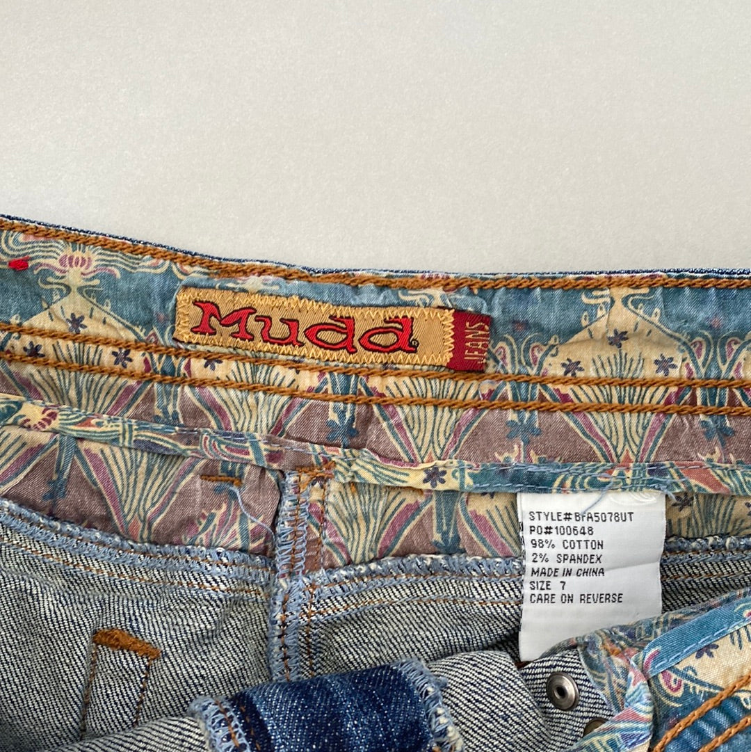mudd denim mini skirt