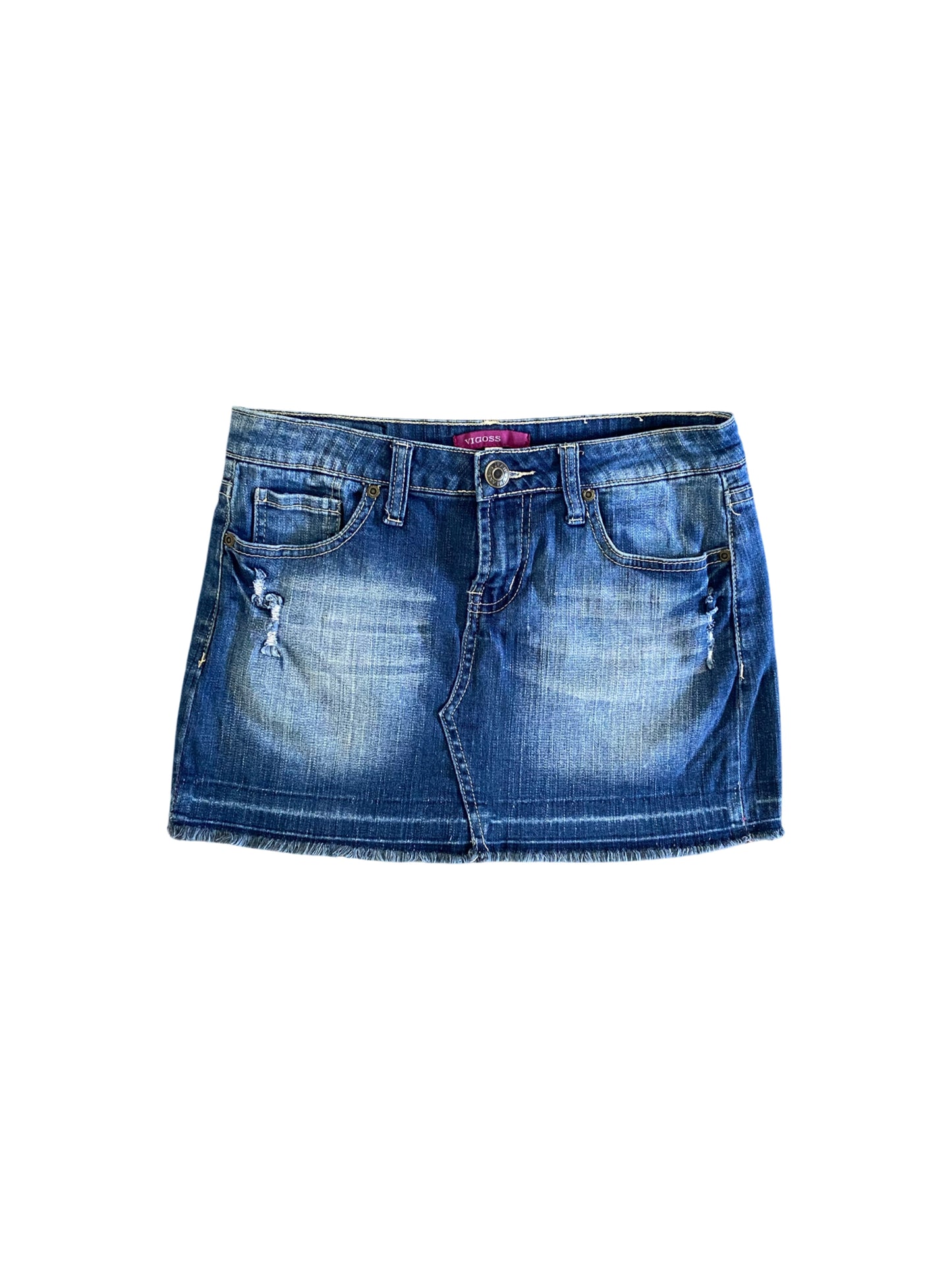 vigoss denim mini skirt
