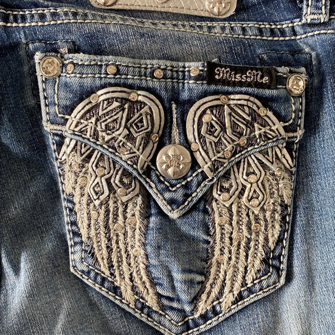 miss me angel wing jeans