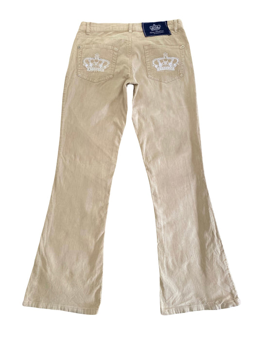 victoria beckham cord flares