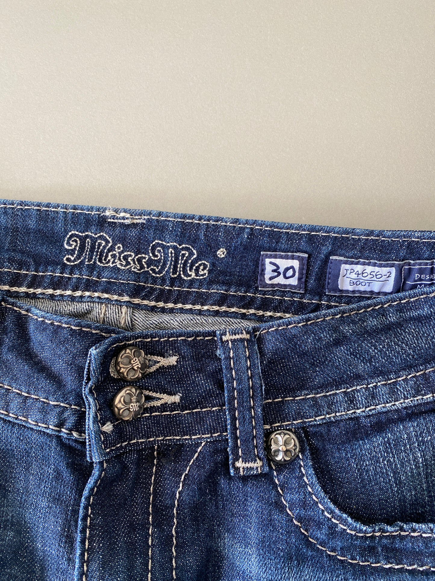 miss me dark wash bootcut jeans