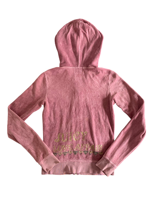 “juicy love affair” juicy couture zip up