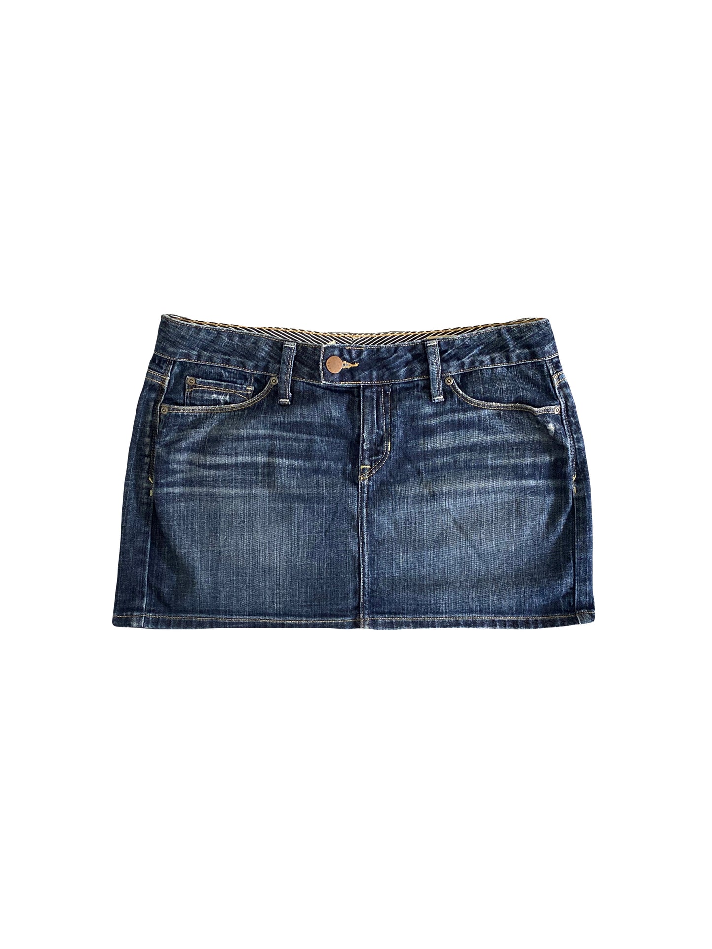 vintage gap denim mini skirt