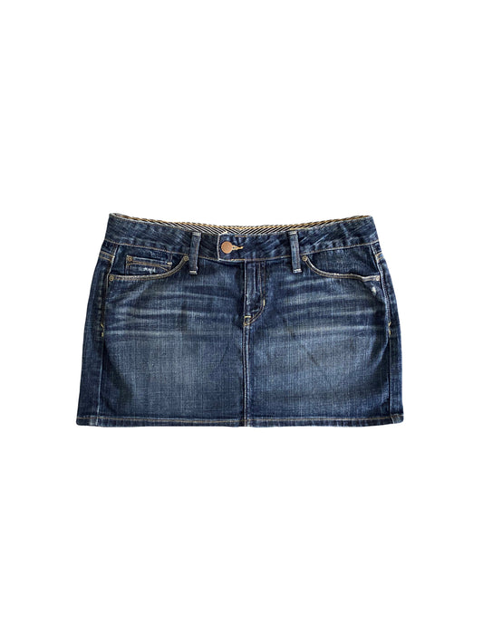 vintage gap denim mini skirt