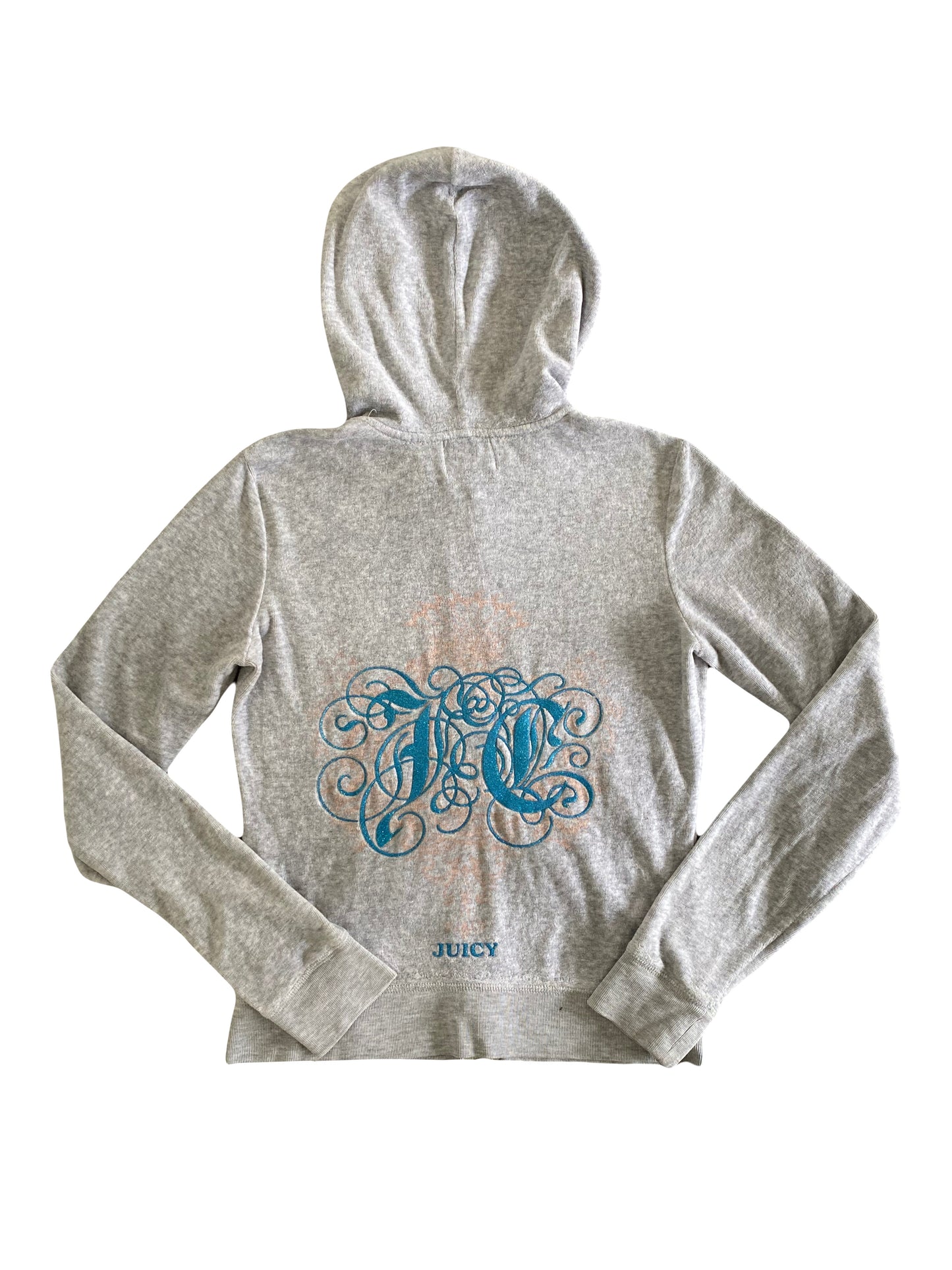 grey juicy couture zip up