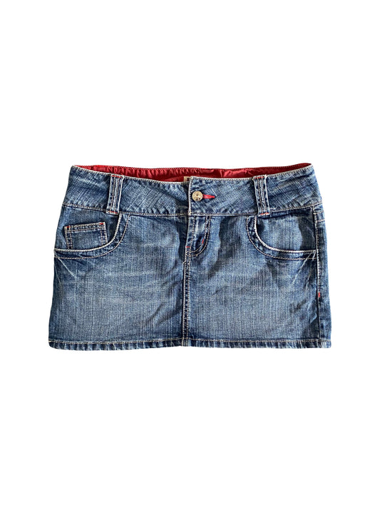 lei chelsea low rise mini skirt