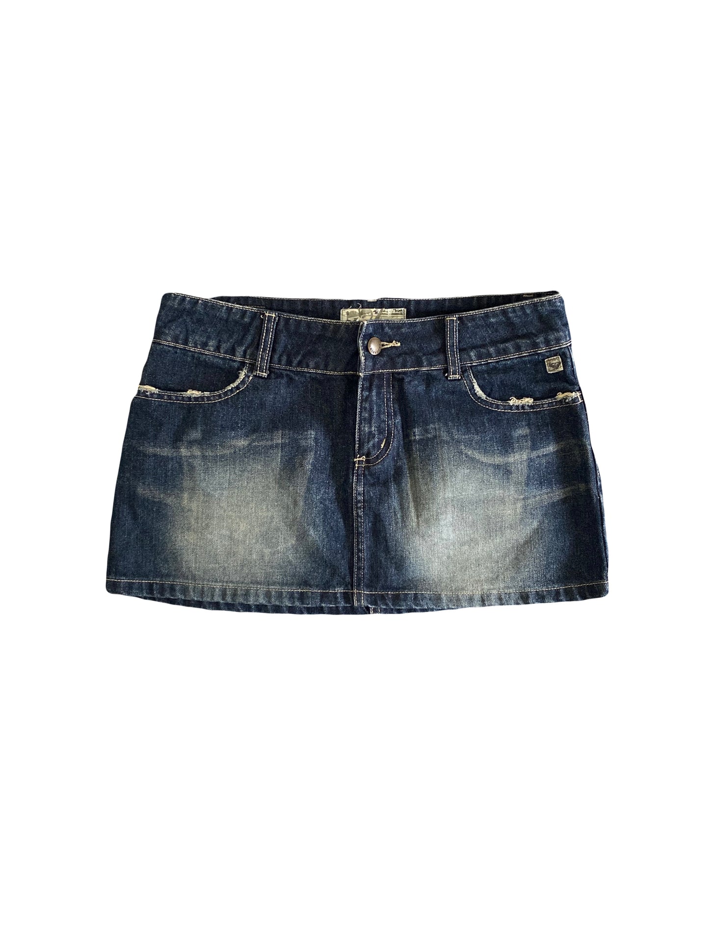 roxy denim mini skirt