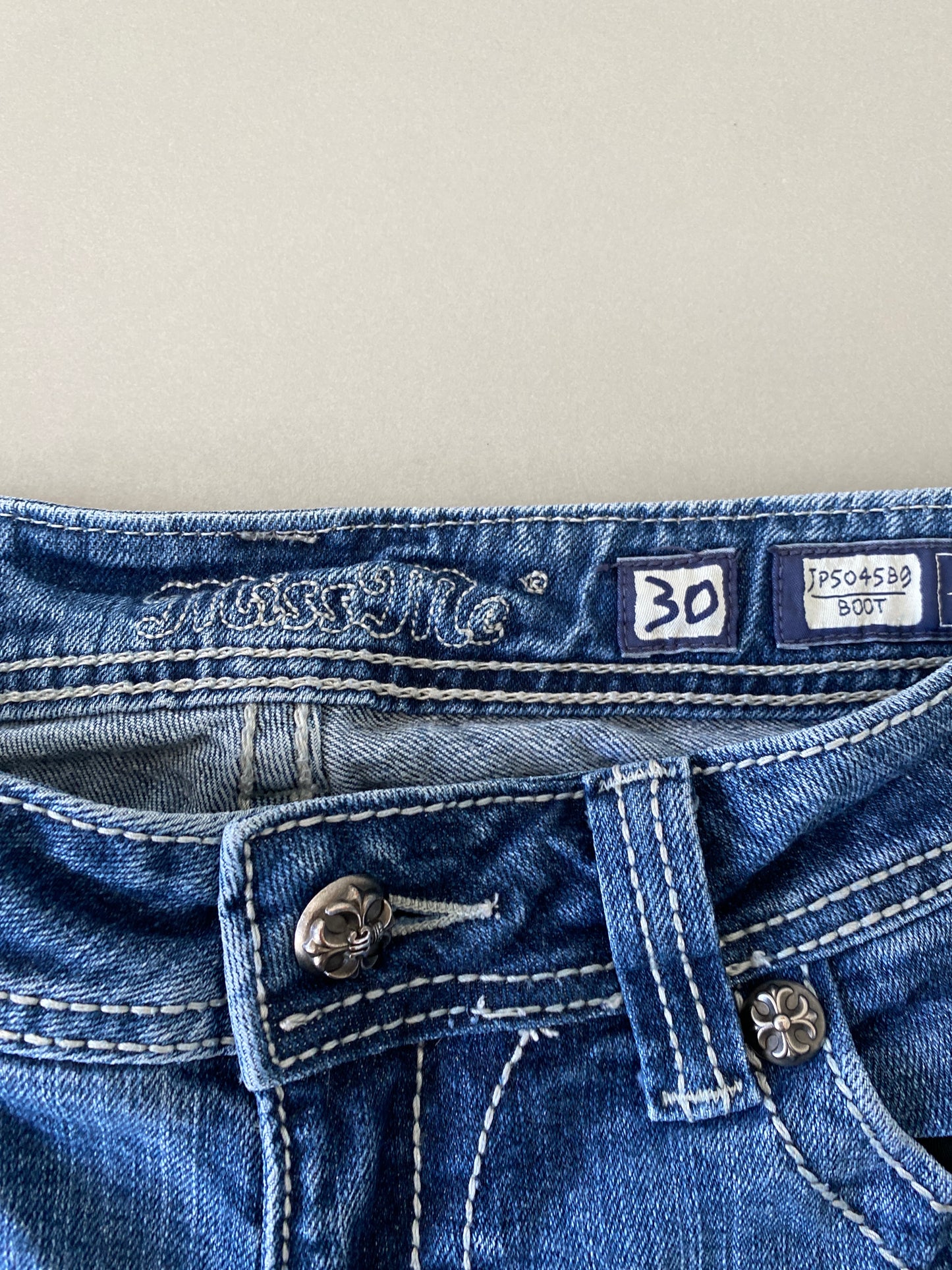 miss me cross bootcut jeans