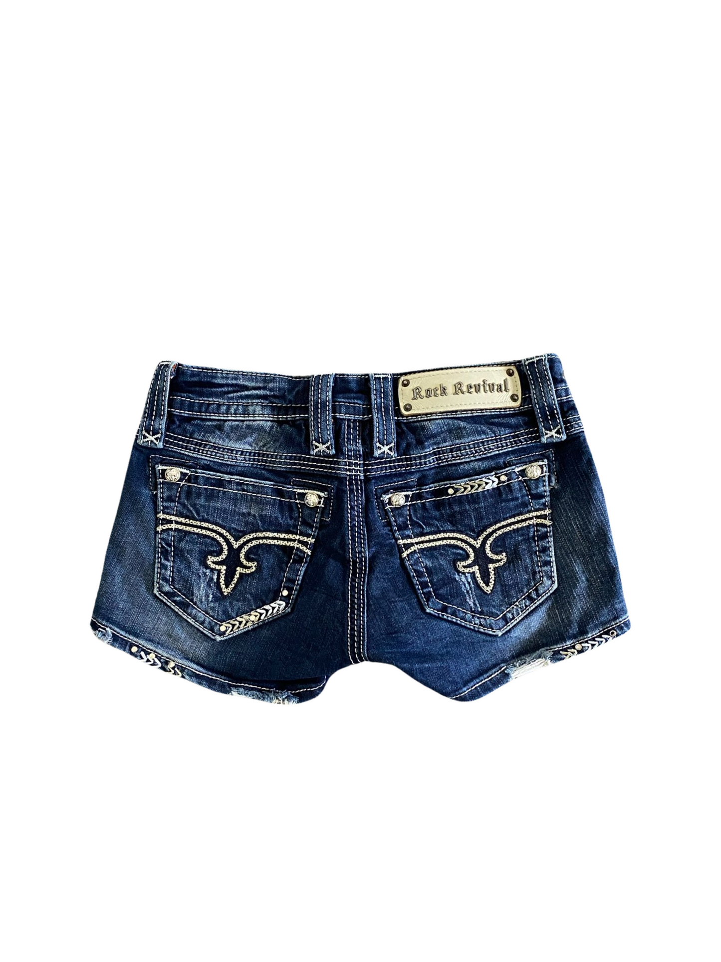 ♡ rock revival denim shorts ♡