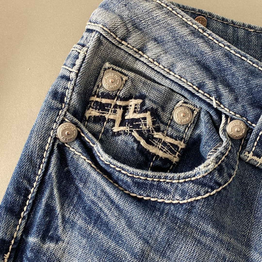 miss me bedazzled bootcut jeans
