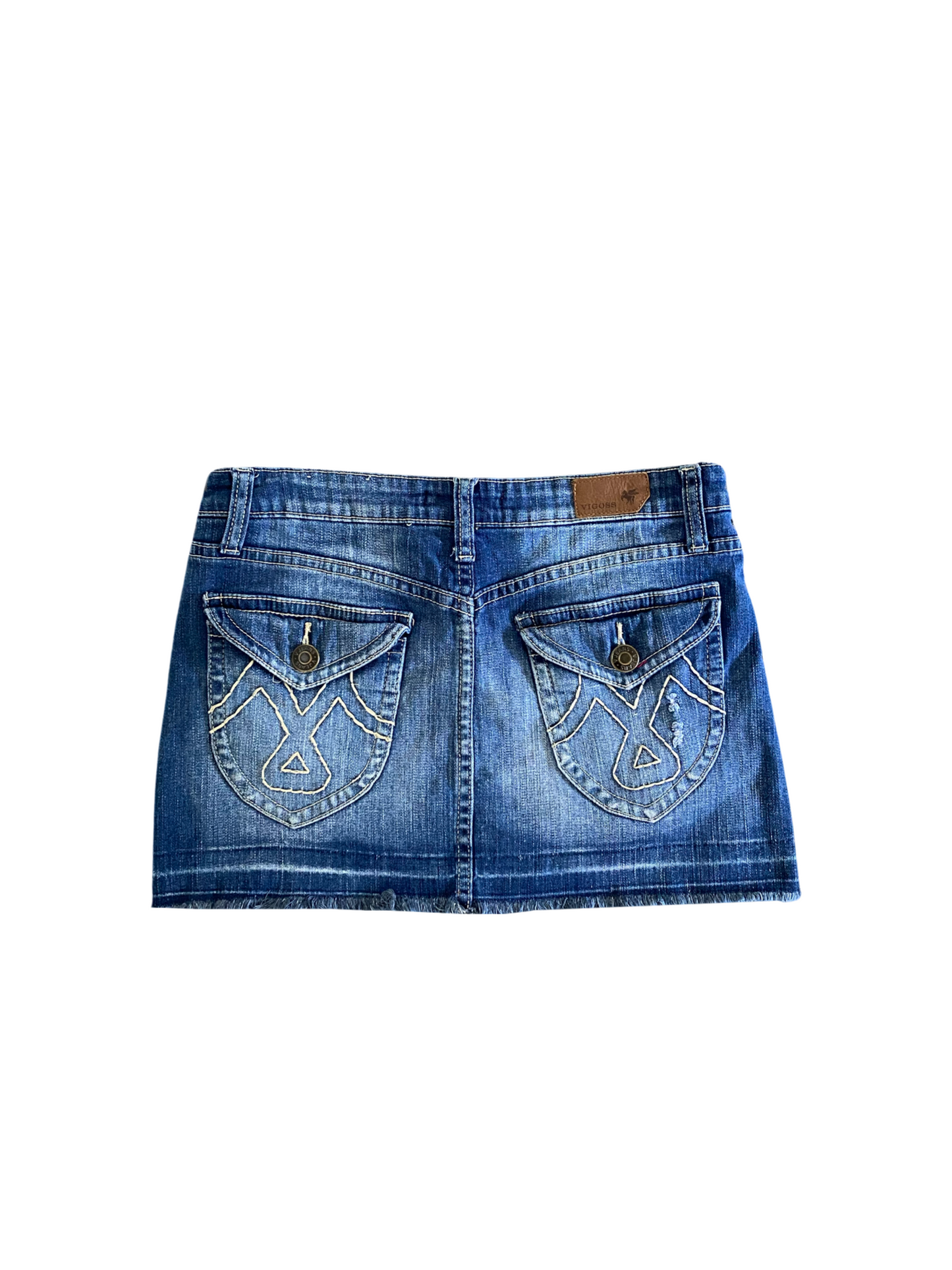 vigoss denim mini skirt
