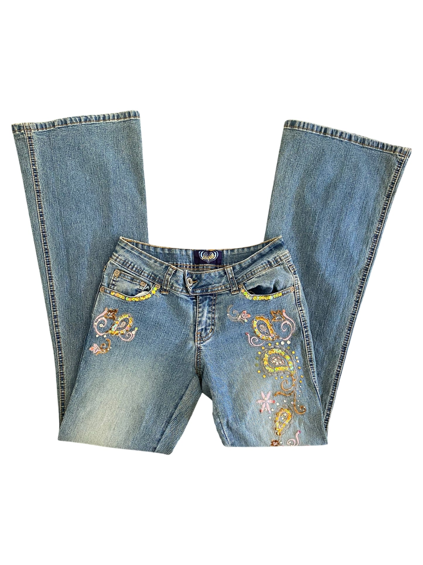 ♡ angels flare jeans ♡