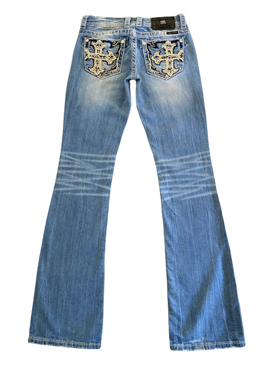 miss me cross bootcut jeans