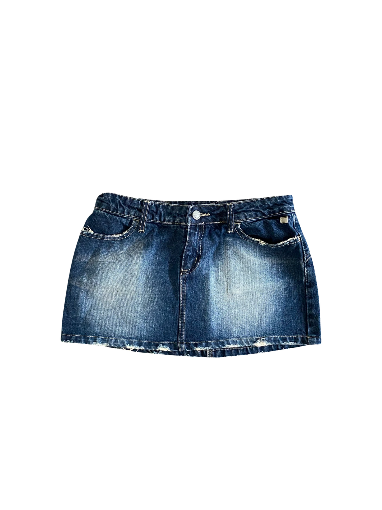 ♡ roxy denim mini skirt ♡