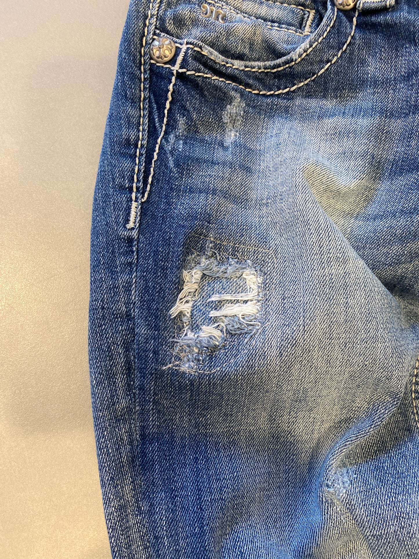 miss me angel wing bootcut jeans
