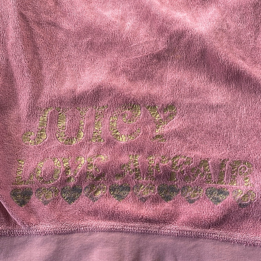 “juicy love affair” juicy couture zip up
