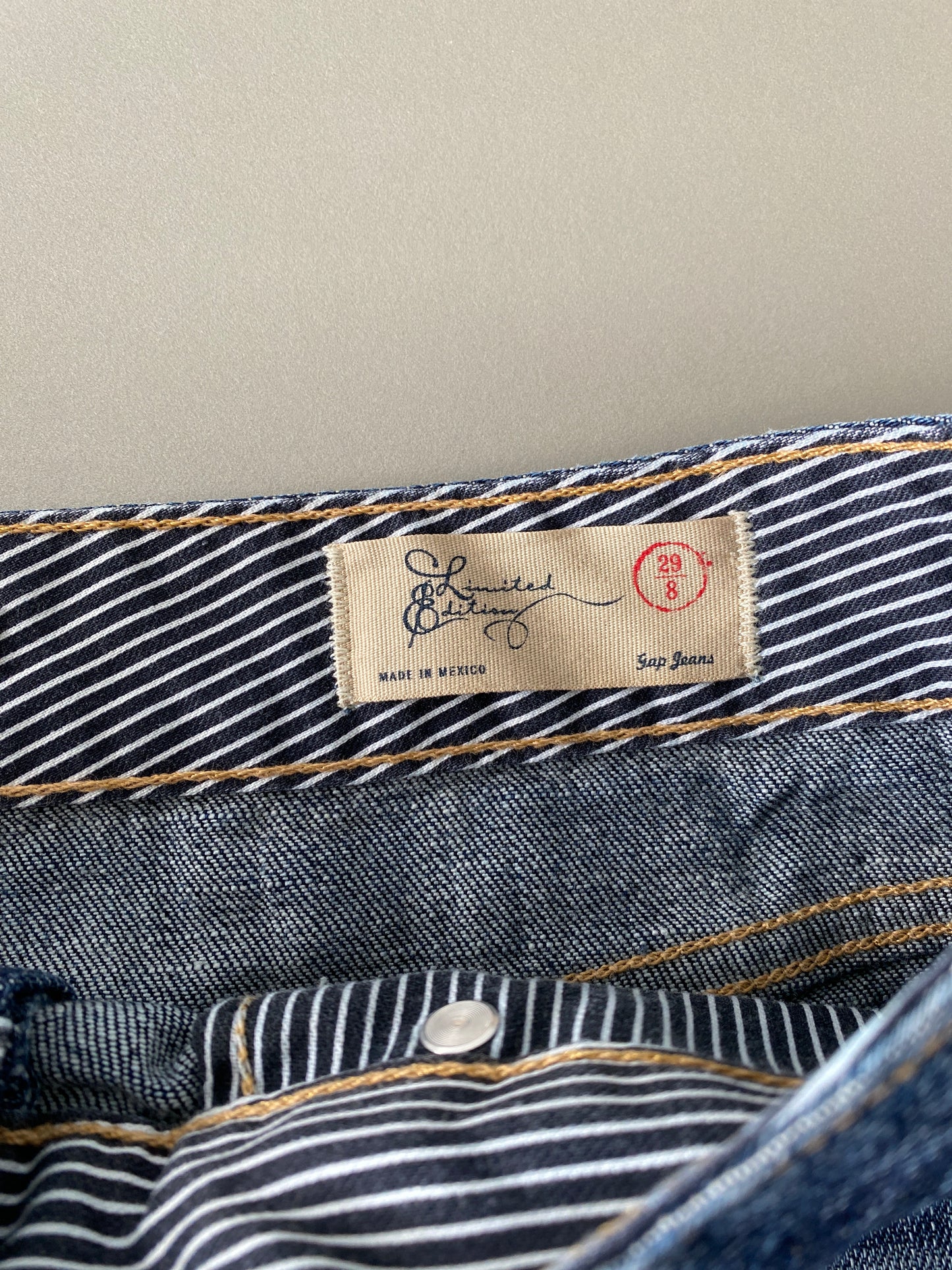 vintage gap denim mini skirt