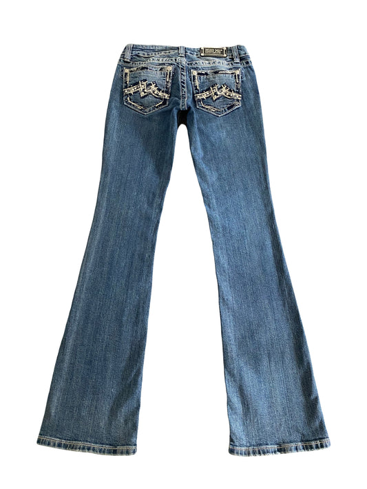 miss me bedazzled bootcut jeans