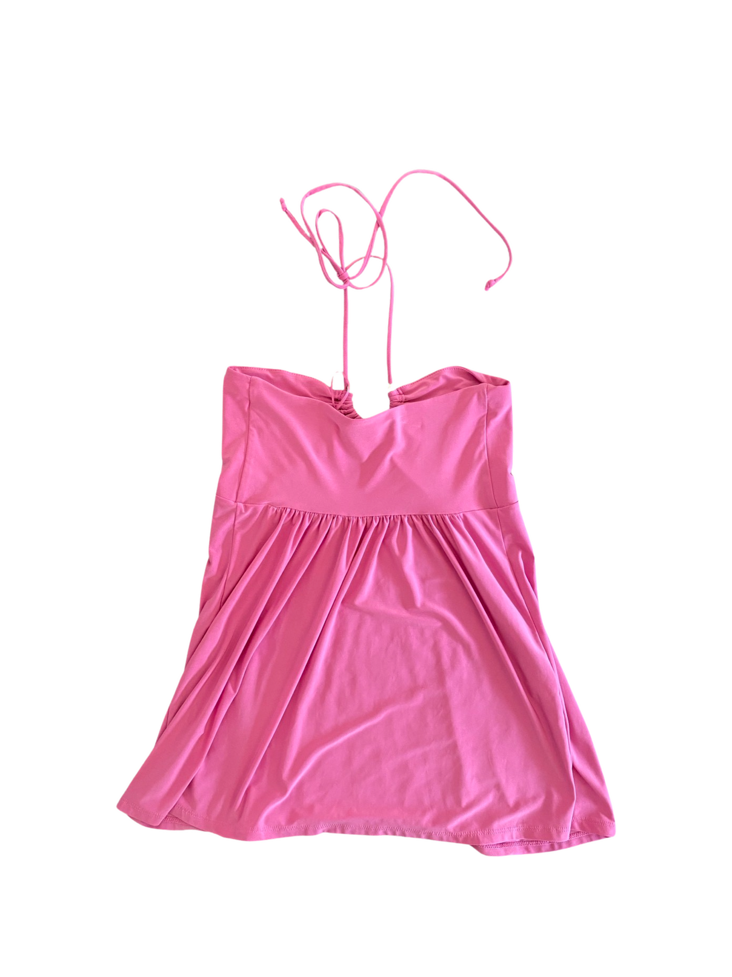 pink halter top