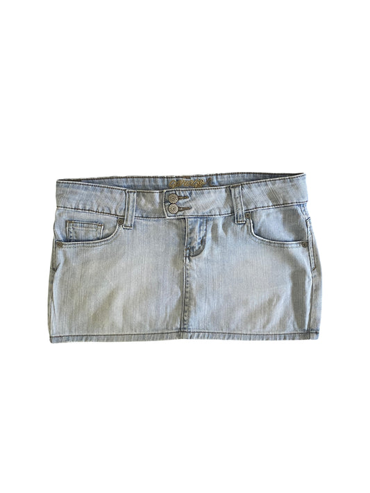 garage denim mini skirt