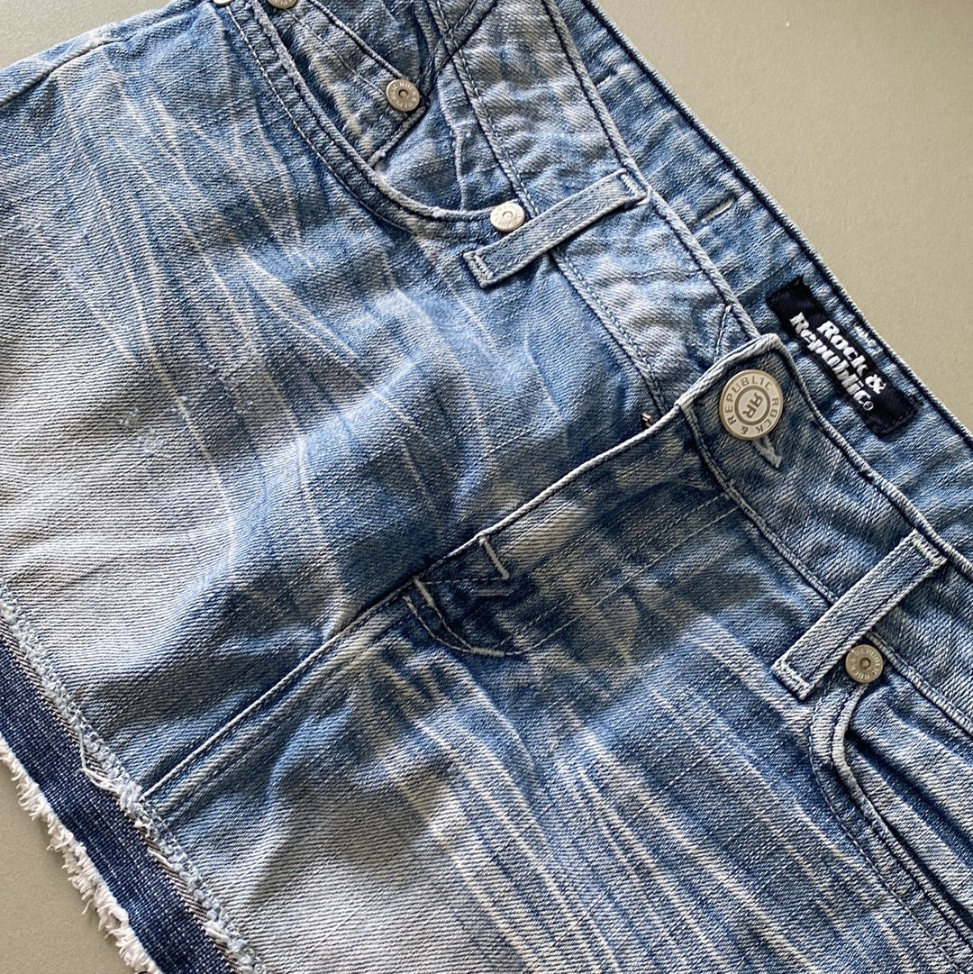 ♡ rock republic denim skirt ♡