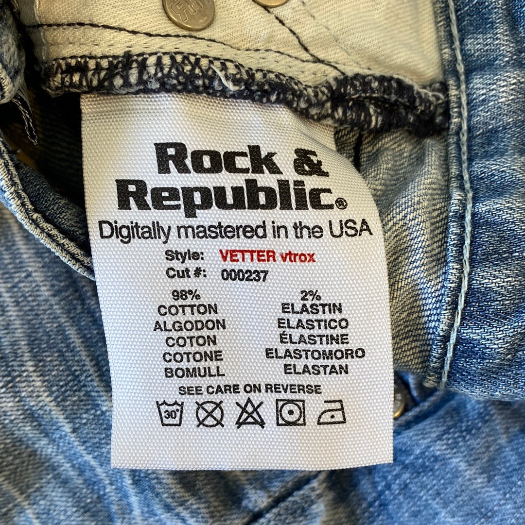 ♡ rock republic denim skirt ♡