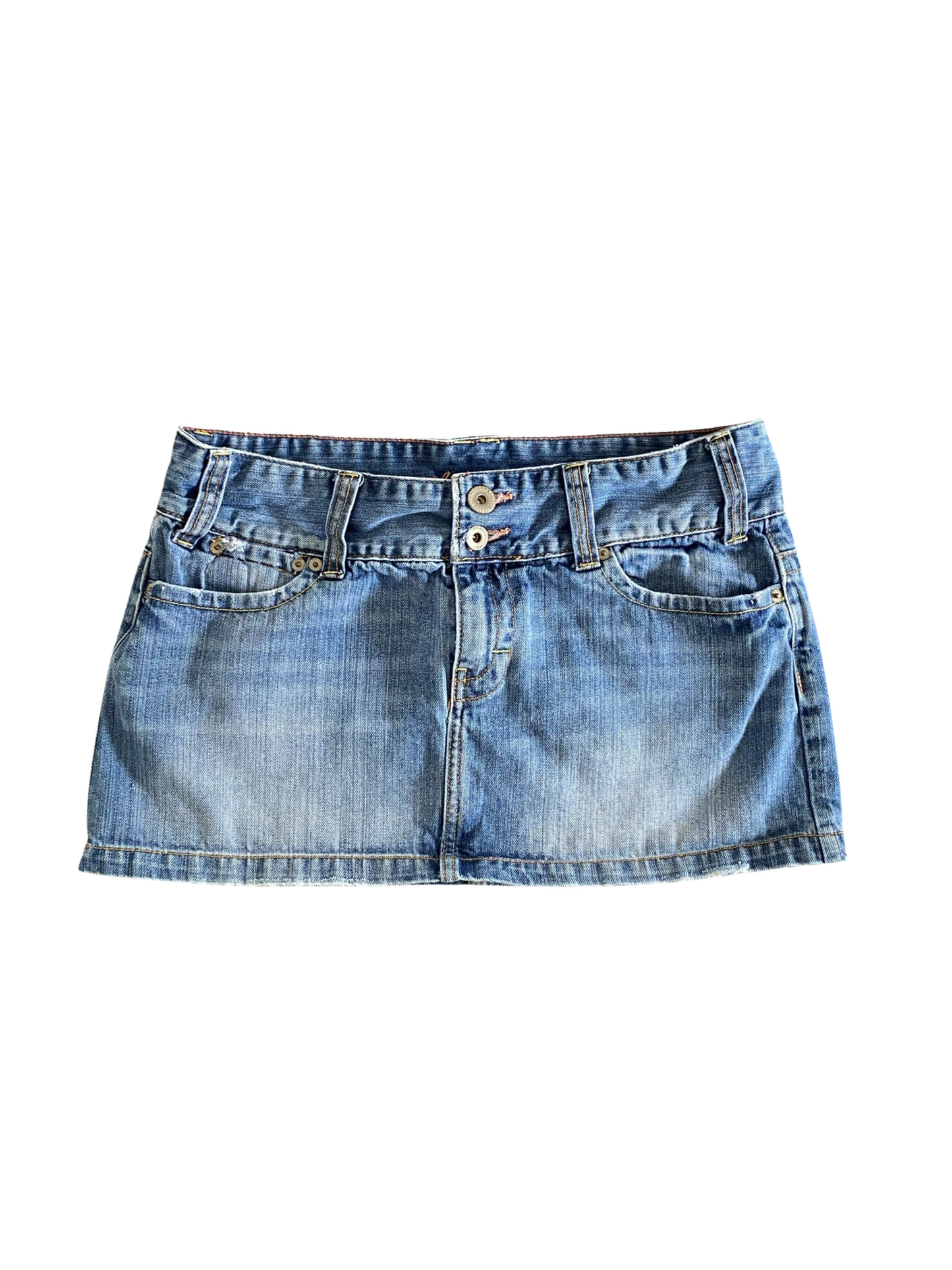 ♡ denim mini skirt ♡