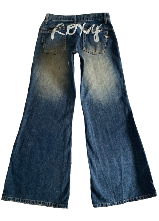vintage roxy wide leg jeans