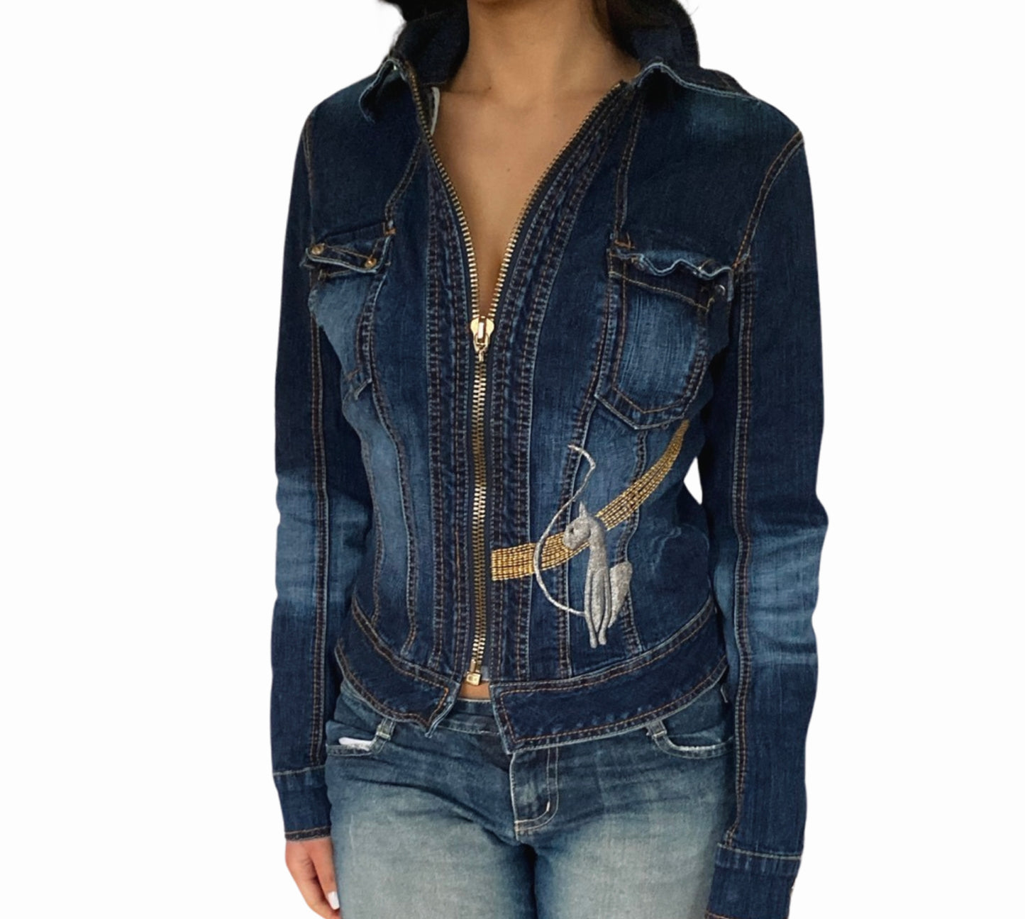 ♡ baby phat denim jacket ♡