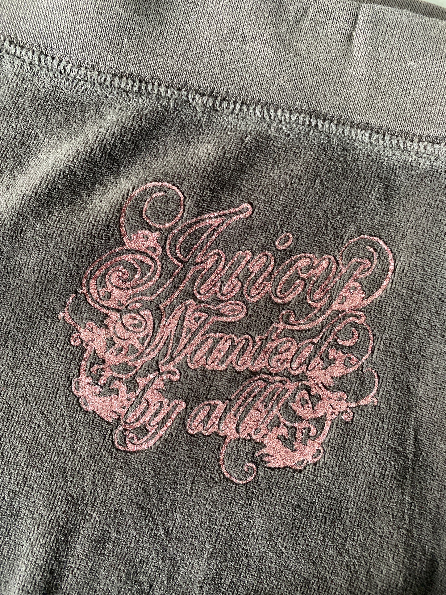 juicy couture pink and grey pants