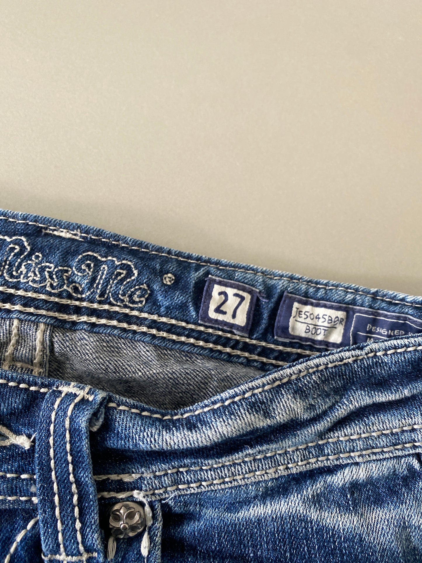 insane miss me bootcut cross jeans